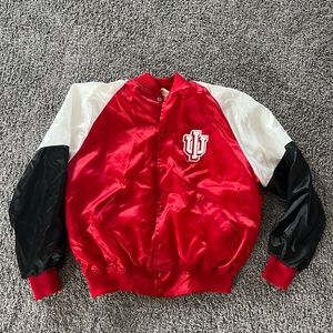 Indiana university satin jacket